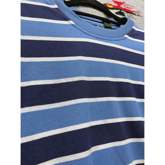 Vintage 90s Hunt Club striped long sleeve shirt NOS Medium - Picture 6 of 10